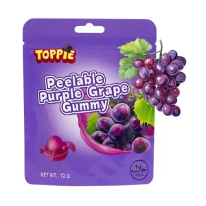 Toppie Peelable Purple Grape Gummy