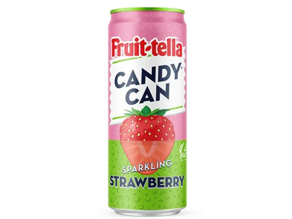 Candy Can Fruit-Tella Sparkling Strawberry