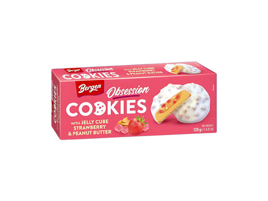 Bergen Cookies Jelly Cube Strawberry & Peanut Butter