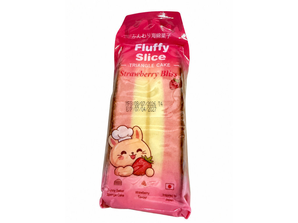 Fluffy Slice Strawberry Bliss