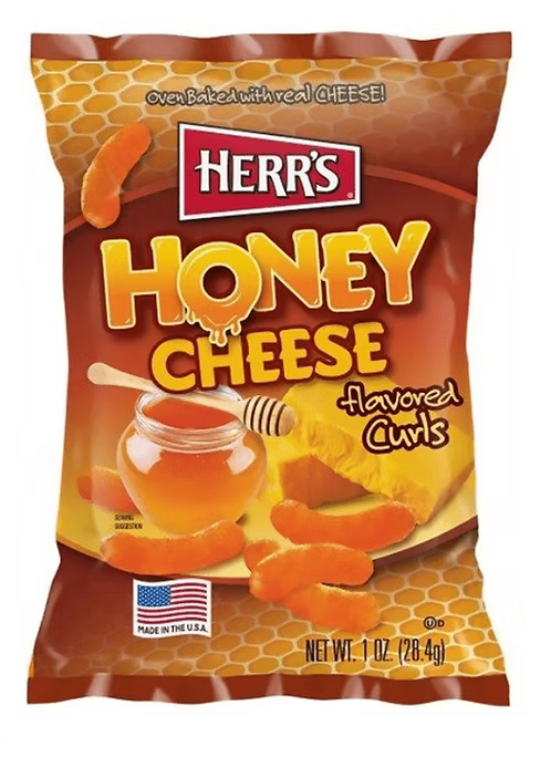 Herr’s Honey Cheese Curls 28g