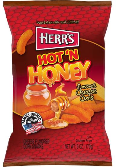 Herr’s Hot ‘n Honey Curls