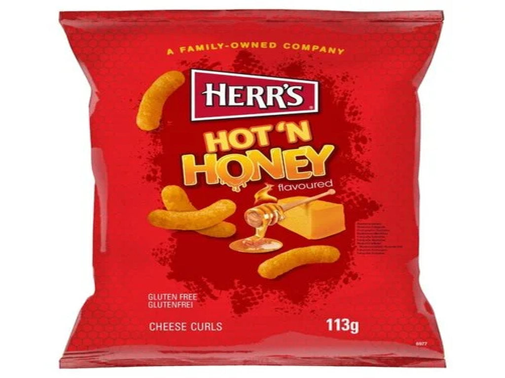 Herrs Hot 'N Honey Curls 113G