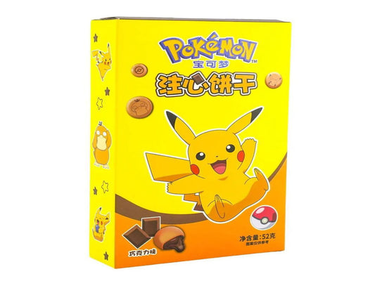 Pokemon Chocolate Filled Biscuit 52G
