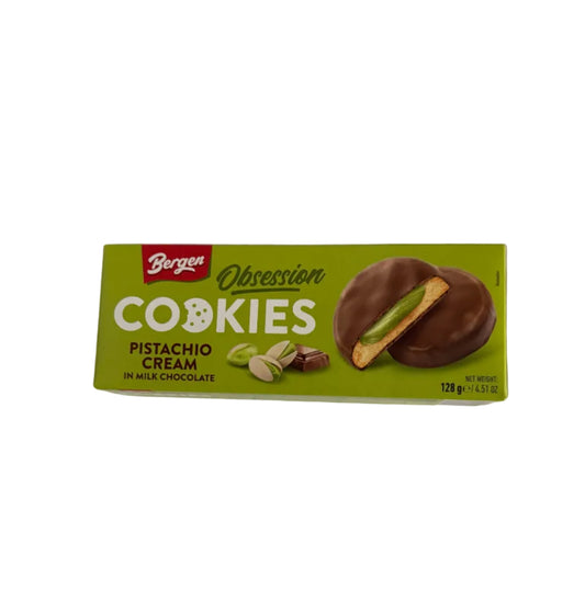 Bergen Cookies Pistachio with Milk (128g)