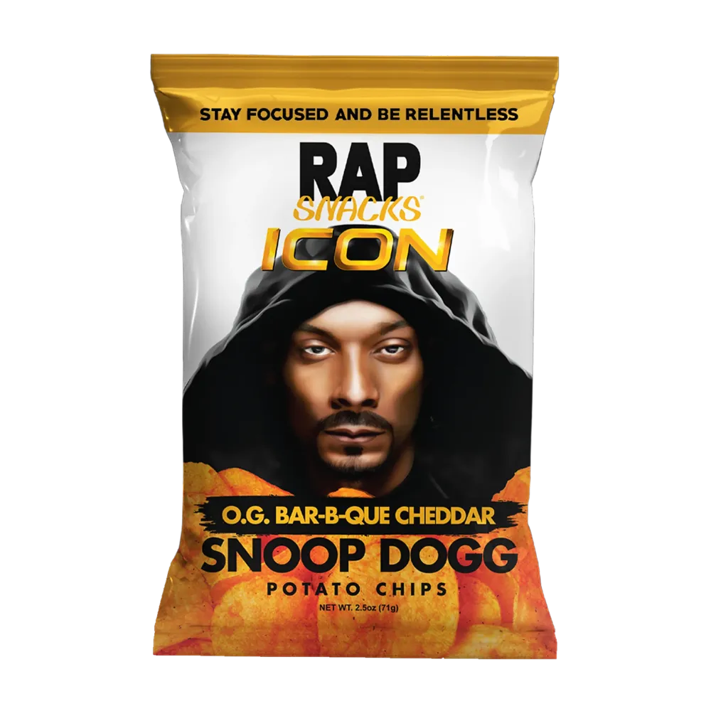 Rap Snacks Snoop Dogg BBQ Cheddar