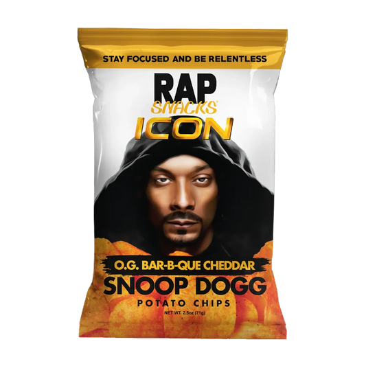 Rap Snacks Snoop Dogg BBQ Cheddar
