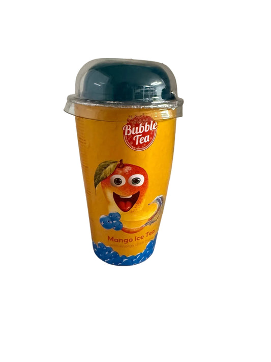 Bubble Tea Mango Ice Tea with Energy Drink