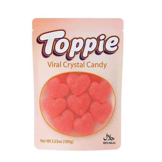 Toppie Viral Crystal Candy Strawberry